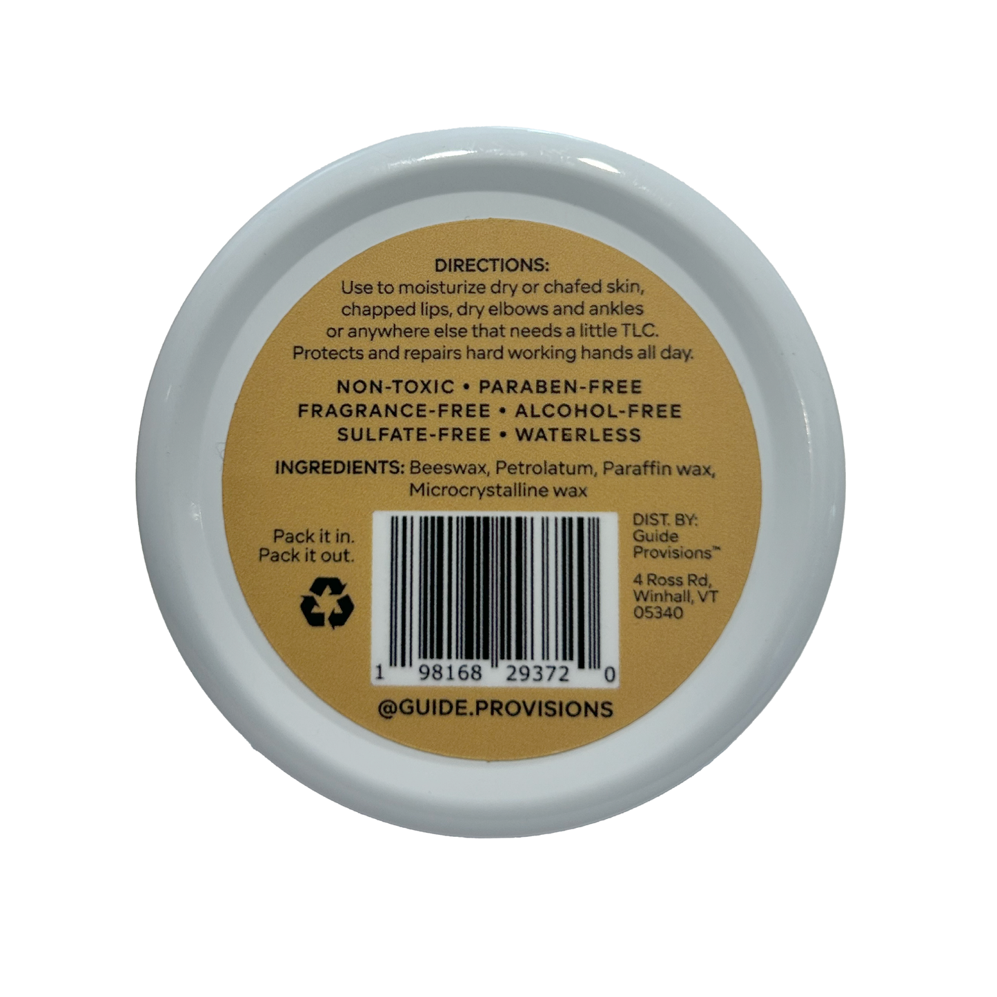 Guide Provisions Hand Salve - Single Tin (1.25 oz)